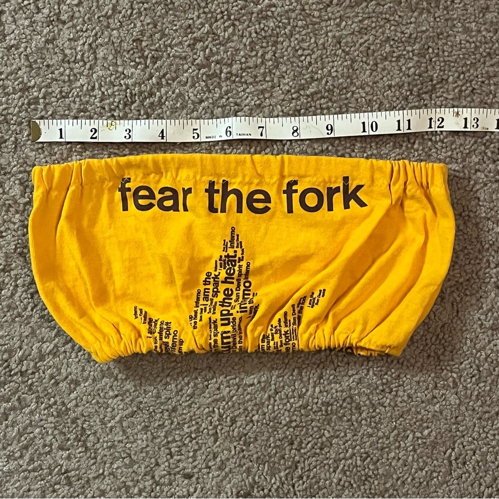 ASU tailgate tube top “fear the fork”